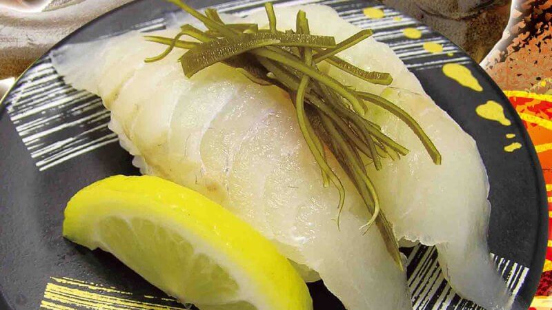 ひらめは昆布〆が美味しい!