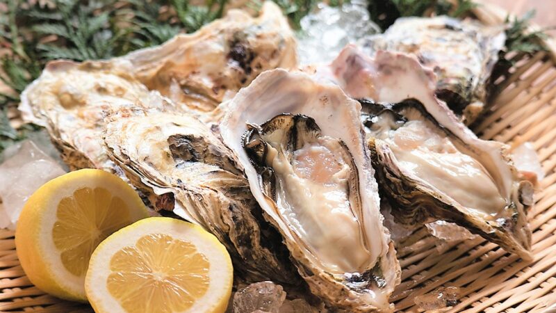 牡蠣がおいしい時期になりました!レモンをかけてハイボールで一杯…